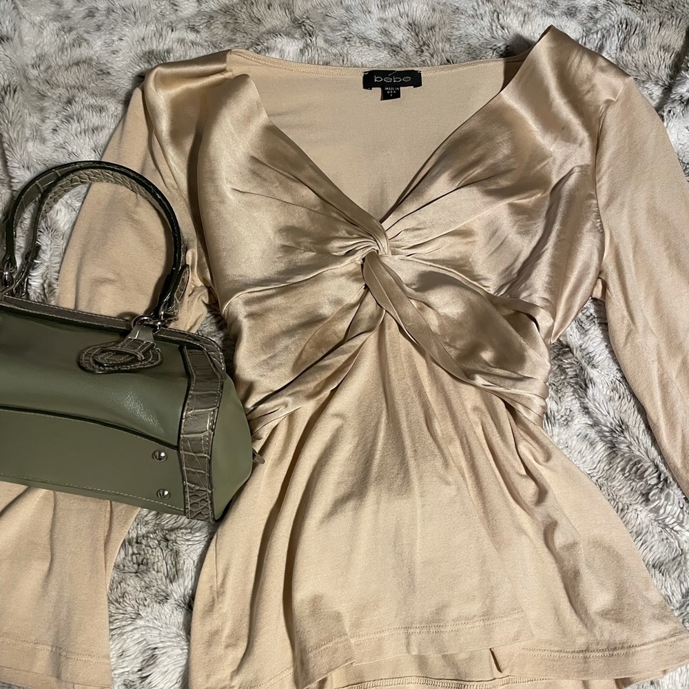 2000s hot milf uniform🪐 BEBE satin bundle